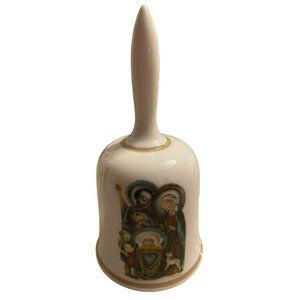 Vintage 1973 Limited Edition Ceramic Christmas Bell - Artwork of Sister Berta Hu